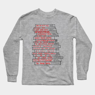 Haruki Murakami Book Fan Long Sleeve T-Shirt